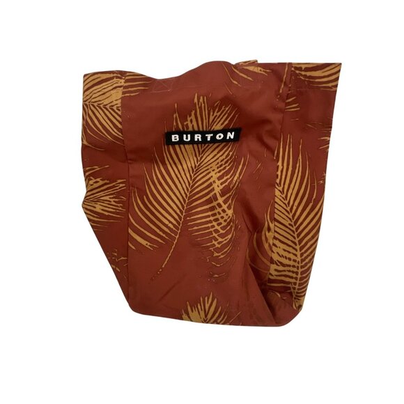 Burton Tote Bag Tropical Print Blue Lining Travel Vacation Casual - Picture 4 of 9